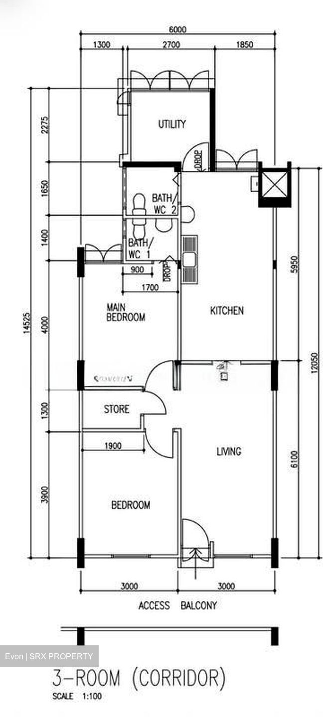 Blk 319 Teck Ghee Vista (Ang Mo Kio), HDB 3 Rooms #580719751